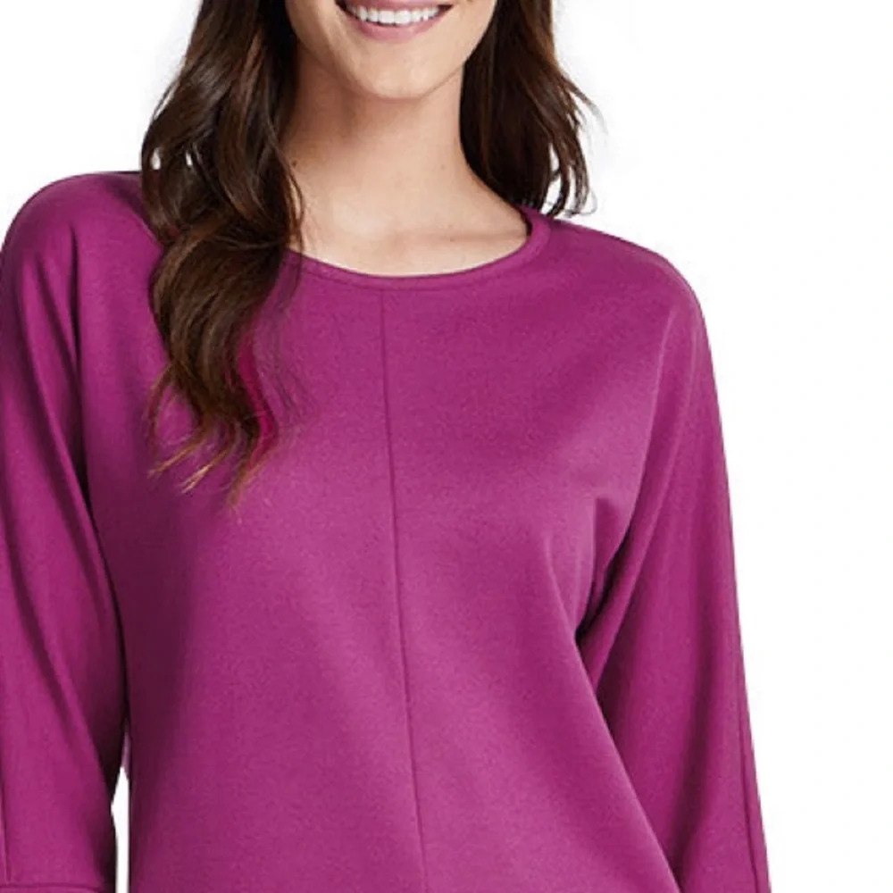 Lord & Taylor Context Purple Seam Top